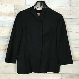 Anteprima Milano Suit Jacket Blazer Black Wool 42